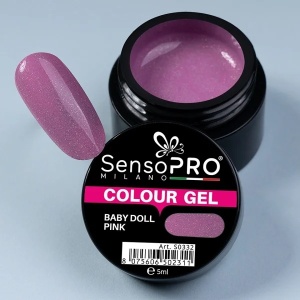Gel UV Colorat Baby Doll Pink 5ml, SensoPRO Milano - Img 4