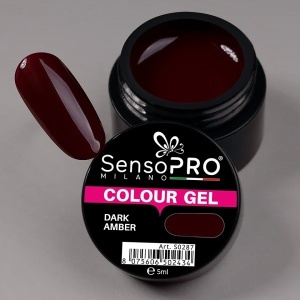 Gel UV Colorat Dark Amber 5ml, SensoPRO Milano - Img 4