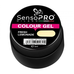 Gel UV Colorat Fresh Lemonade 5ml, SensoPRO Milano - Img 3