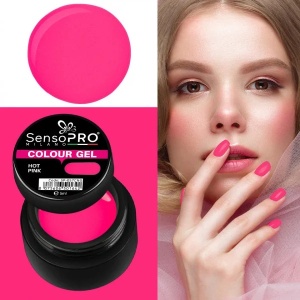 Gel UV Colorat Hot Pink 5ml, SensoPRO Milano - Img 3