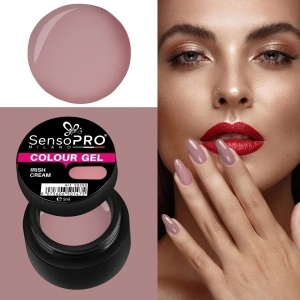 Gel UV Colorat Irish Cream 5ml, SensoPRO Milano - Img 2