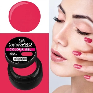 Gel UV Colorat Neon Cyclam 5ml, SensoPRO Milano - Img 3
