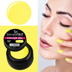 Gel UV Colorat Neon Lime 5ml, SensoPRO Milano - Img 4