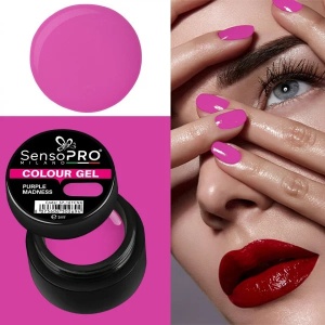 Gel UV Colorat Purple Madness 5ml, SensoPRO Milano - Img 2