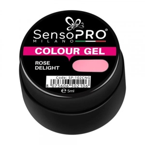 Gel UV Colorat Rose Delight, SensoPRO Milano - Img 2