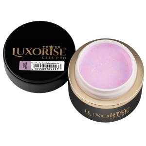 Gel UV Constructie Unghii Confetti Cake LUXORISE 15ml, Velvet Topping - Img 3