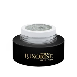 Gel UV Nail Art Babyboomer LUXORISE Cushion Ombre Chrome - Silver Whispers, 2ml - Img 3