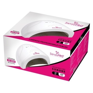 Lampa UV LED 48W SUNONE SensoPRO Milano, Pink - Img 2