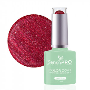 Oja Semipermanenta Hema Free SensoPRO Milano - 88 Cherry Sparkle, 10ml
