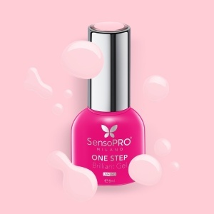 Oja Semipermanenta One Step Brilliant Gel SensoPRO Milano - #32 Rose Empire, 8ml - Img 2