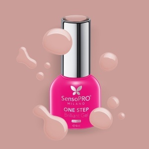 Oja Semipermanenta One Step Brilliant Gel SensoPRO Milano - #34 Private Scent, 8ml - Img 2