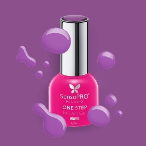 Oja Semipermanenta One Step Brilliant Gel SensoPRO Milano - #39 Deep Euphoria, 8ml - Img 2