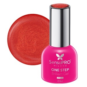 Oja Semipermanenta One Step Brilliant Gel SensoPRO Milano - #88 Ruby Ring, 8ml
