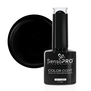 Oja Semipermanenta SensoPRO Milano 002 Black Onyx, 10ml