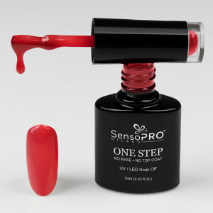 Oja Semipermanenta SensoPRO Milano One Step Hollywood Red #001 10ml - Img 4