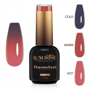 Oja Semipermanenta Termica 3 Culori LUXORISE ThermoCool, Free Spirit 10ml - Img 2