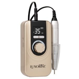 Pila Electrica Portabila Revolution Elite - LUXORISE , 35.000 RPM, Gold - Img 4