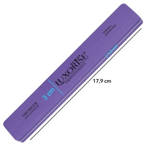 Pila Unghii Lavabila Lata 100/180 LUXORISE, Mov - Img 2