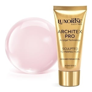 Polygel LUXORISE ARCHITEX PRO - Sculpted Nude Collection, Peachy Choice, 15ml