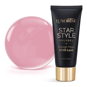 Polygel LUXORISE STAR STYLE - STAR NUDE Collection, Nude Hero, 15ml
