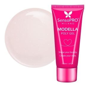 Polygel MODELLA SensoPRO Milano - Nude Rosé, 50ml