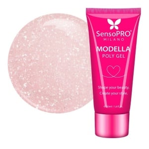 Polygel MODELLA SensoPRO Milano - Rosé Gleam, 50ml