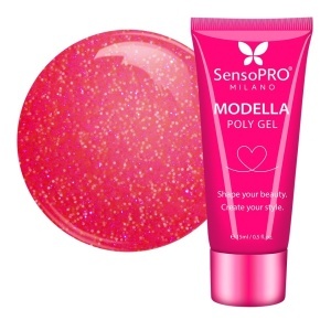Polygel MODELLA SensoPRO Milano - Ruby Mode, 15ml