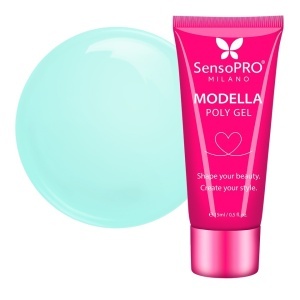 Polygel MODELLA SensoPRO Milano - Soft Mint, 15ml