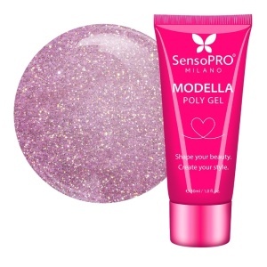 Polygel MODELLA SensoPRO Milano - Taupe Gold, 30ml