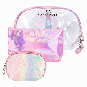 Portfard Cosmetice SensoPRO Milano - Voyage Radiance, set 3 buc - Img 2