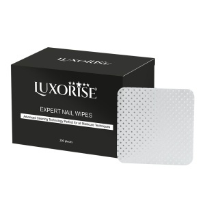 Servetele Perforate Unghii Expert Nail Wipes, LUXORISE, 200 buc
