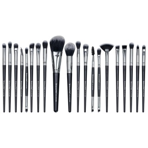 Set 20 pensule machiaj SensoPRO Milano, Black Silver + Borseta Cadou - Img 3