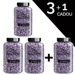 Set 3+1 Gratuit Ceara Epilat Elastica SensoPRO Blueberry, 400g