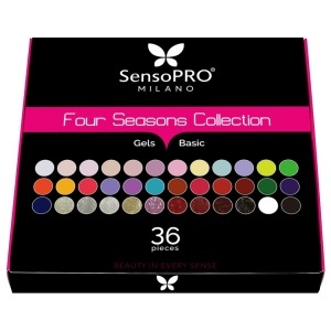 Set 36 Geluri UV Colorate SensoPRO Milano, Four Seasons Collection - Img 2