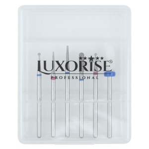 Set 6 Capete Freza Unghii LUXORISE #02 - Img 2