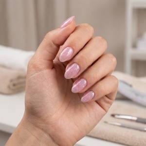 Shimmer Rubber Base SensoPRO Milano 10ml, Dotty Rasbpberry #47 - Img 2