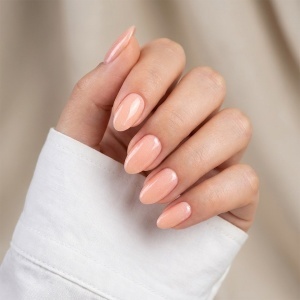 Shimmer Rubber Base SensoPRO Milano 10ml, Irresistible Nude Shimmer Red #10 - Img 2