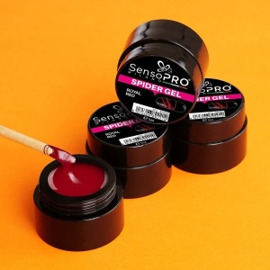 Spider Gel SensoPRO Milano Royal Red, 5 ml - Img 4