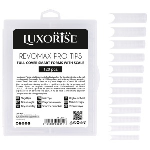 Tipsuri Reutilizabile Polygel & Gel REVOMAX PRO TIPS - LUXORISE, 120 buc - Img 3