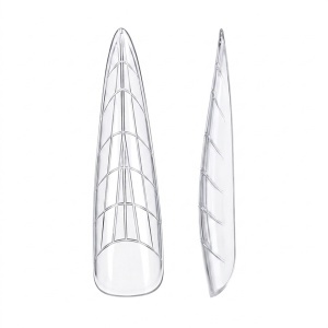 Tipsuri Reutilizabile REVOMAX PRO TIPS LUXORISE Stiletto Full Forms pentru Polygel si gel, 120 buc - Img 6