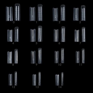 Tipsuri Reutilizabile REVOMAX Two-Piece System Square LUXORISE pentru Polygel si Gel - Img 2