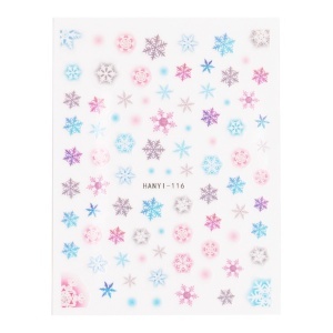 Abtibild Unghii SensoPRO Milano - Cheerful Snowflakes - Img 2