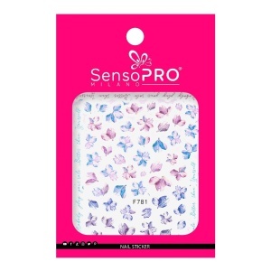 Abtibilduri Unghii SensoPRO Milano Soft Flowers, model F781