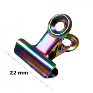 Clips unghii metalic pentru curba C, LUXORISE Rainbow 22 mm - Img 2