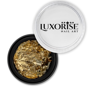 Foita Unghii Unique Gold Spark #02, LUXORISE - Img 2