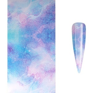 Folie Transfer Unghii LUXORISE Galactic Stone #317 - Img 2