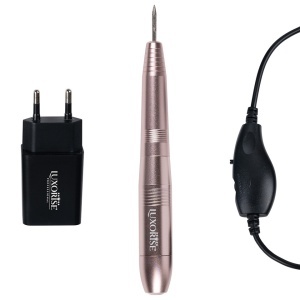 Freza Unghii cu Capat USB Titanium Travel - LUXORISE, Gold - Img 3