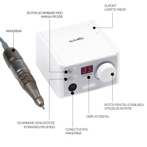 Freza unghii MasterEdge 35 PRO - LUXORISE , 35.000 RPM - Img 6