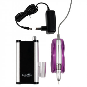 Freza unghii portabila brushless Titanium MASTER - LUXORISE , 35.000 RPM, Silver - Img 5