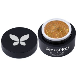 Gel Constructie Unghii Expert Line Petal Glow SensoPRO Milano - Peach Bloom, 15ml - Img 2